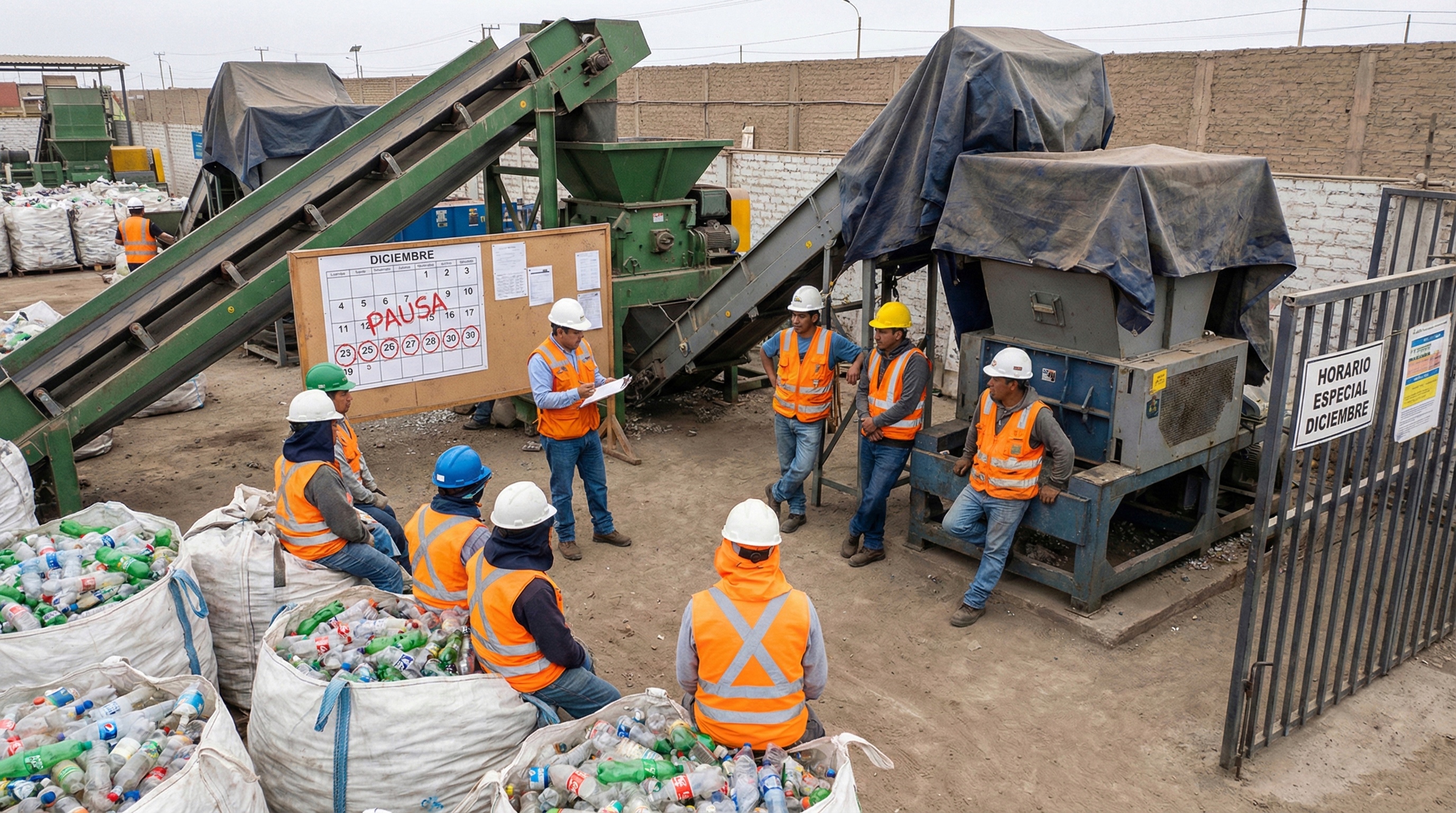 Pausa de trabajo de algunas empresas compradoras de PET